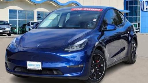 TESLA MODEL Y 2021 5YJYGDEF5MF250828 image